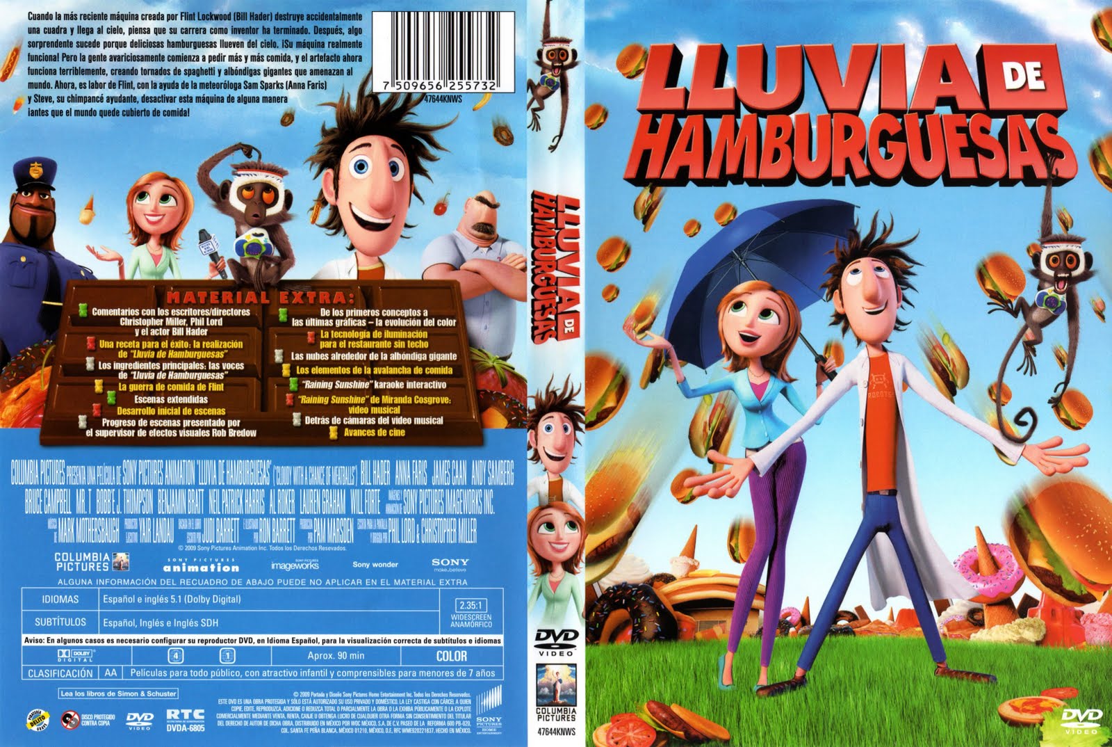Lluvia De Hamburguesas Online Latino 720p